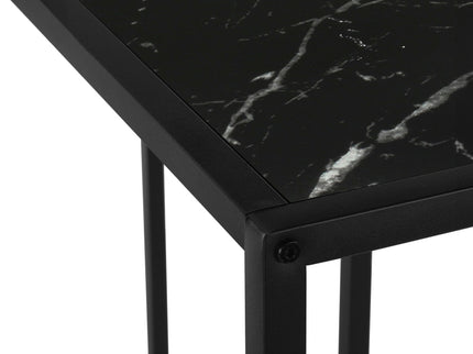 Corner Accent Console Table For Entryway, Unique L-Shaped Design