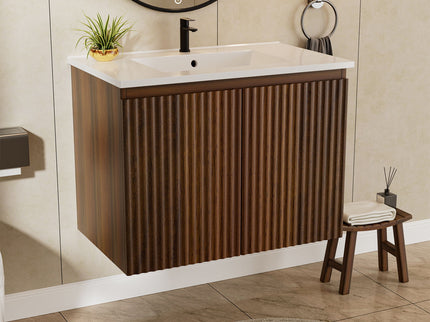 Folding Wall Cabinet With Creamic Sink