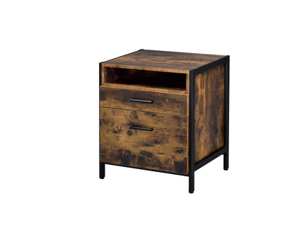 Juvanth - Rustic Nightstand - Oak