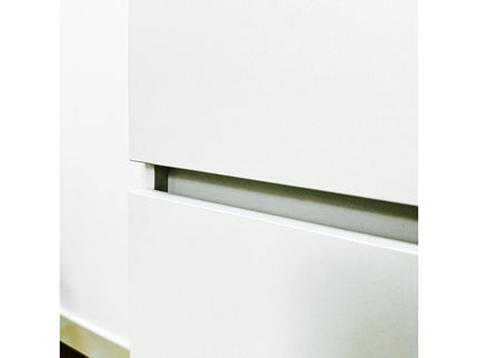 Elise - Slim Modular Closet Cabinet With Drawers - White