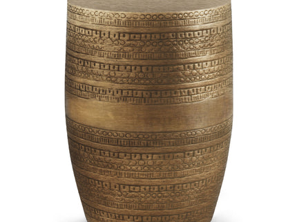 Johnsen - Handcrafted Large Metal Accent Table