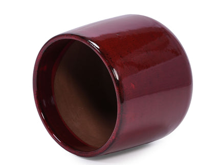 4 Pieces Planter Pot, Indoor Outdoor Flowerpot For Patio, Garden, Or Windowsills - Bean Paste Red