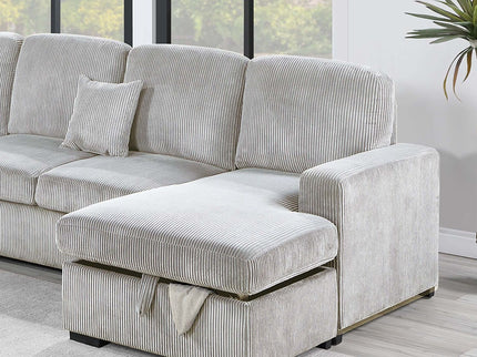 Modern Design Convertible Sectional Storage Bed With USB Port