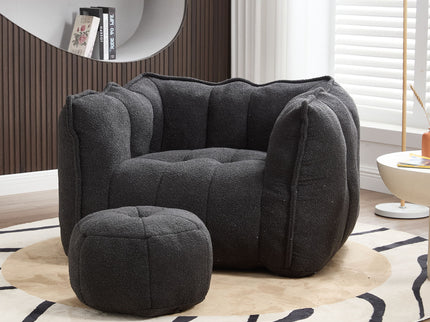 Soft Bean Bag Chair With High Resilient Foam