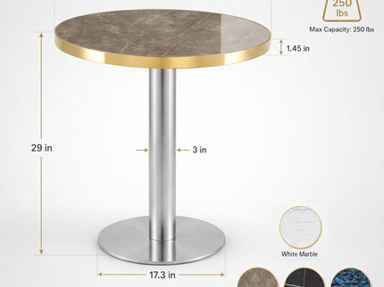 Elegant Modern Round Bistro Table