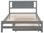 Dark Gray / Full with Twin Trundle