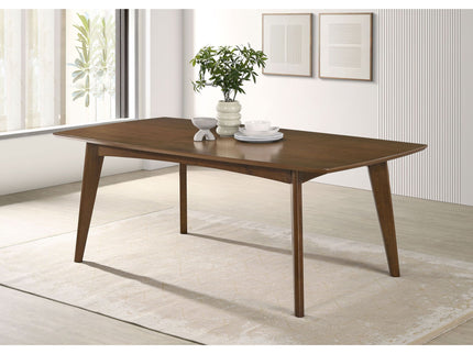Marcella - Rectangle Dining Table With Leaf Extension - Dark Walnut
