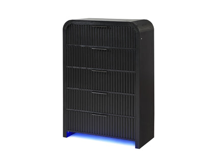 Beverly - Chest, LED Lighting - White / Black