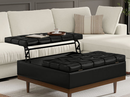Mariah - Upholstered Lift Top Table Storage Ottoman
