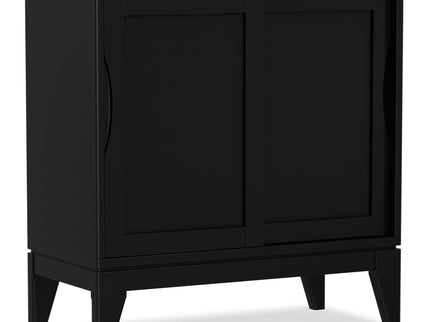 Harper - Low Storage Cabinet - Black