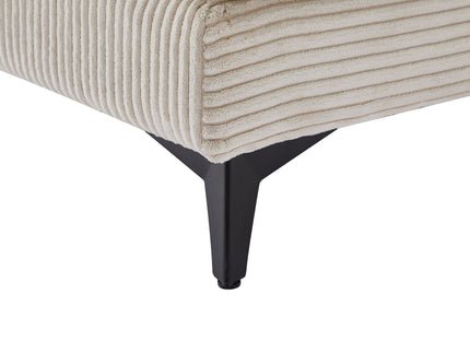 Modern Deep Seat Sectional Sofa With Ottoman