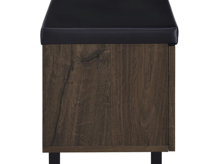Clackamas - 2 Door Storage Bench With Padded Seat