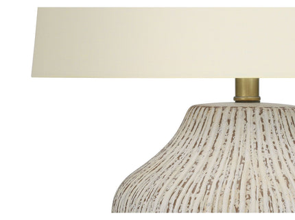Lighting, Table Lamp, Ceramic, Transitional - Cream