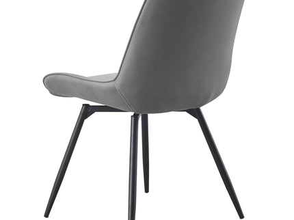 Tufted Swivel Dining Chairs (Set of 2) - Gray
