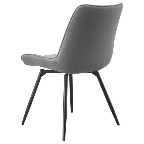 Tufted Swivel Dining Chairs (Set of 2) - Gray