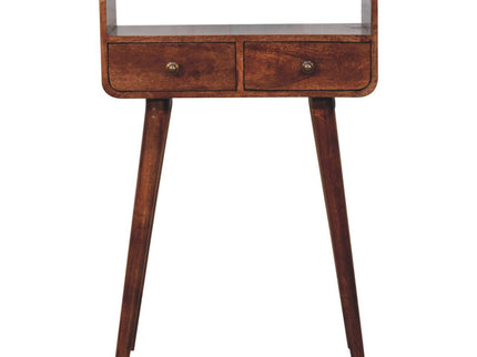 Solid Wood Curved Console Table