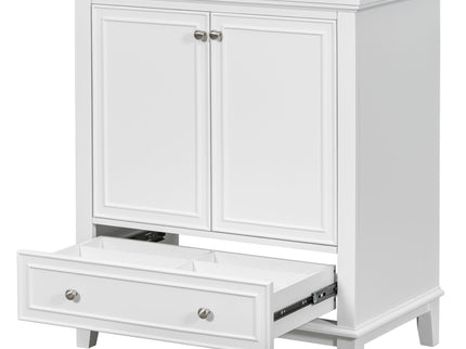 Modern Bathroom Vanity With Sink Combo, Multi Functional Cabinet With Doors And Drawer