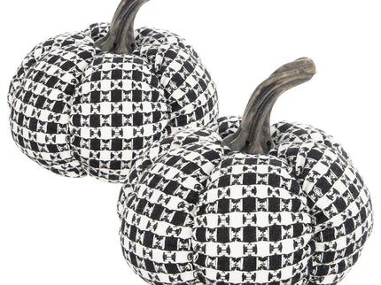 Plaid Pumpkin Decor, For Holiday Halloween Decoration