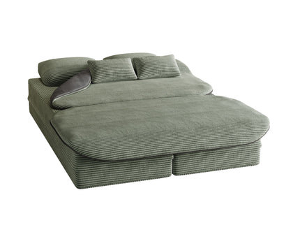 2 In 1 Foldable Sofa Bed With Multi Functional Blanket