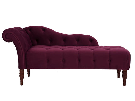Samuel - Tufted Roll Arm Chaise Lounge