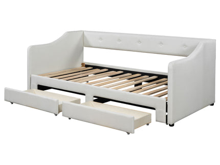 Upholstered Daybed With 2 Drawers