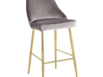 Marcel - Contemporary / Glam Counter Stool (Set of 2) - Gold / Silver