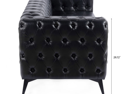 Square Arm Removable Cushion 3 Seater Sofa
