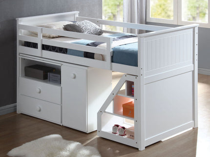 Wyatt - Twin Loft Bed Set - White