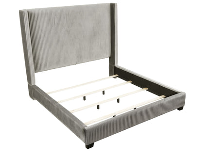 Upholstered Bed, Space-Saving Design