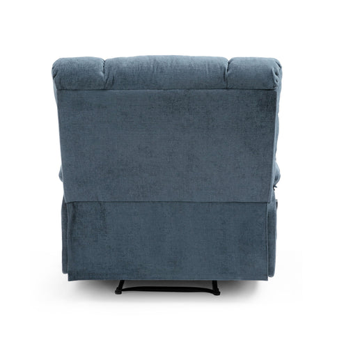 Contemporary Massage Recliner With Pillow Tufted Design - Charcoal