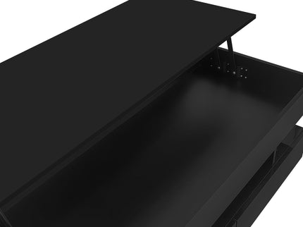 Multi Functional Lift Top Coffee Table With 2 Drawers