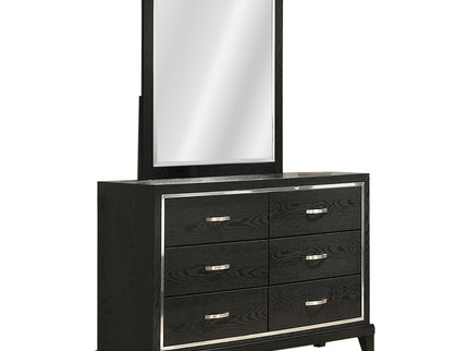 1 Piece Dresser With Tapered Legs Furniture - Black