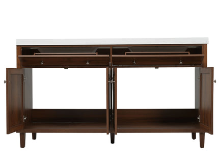 Bathroom Vanity With Double Sink, Large Storage Space