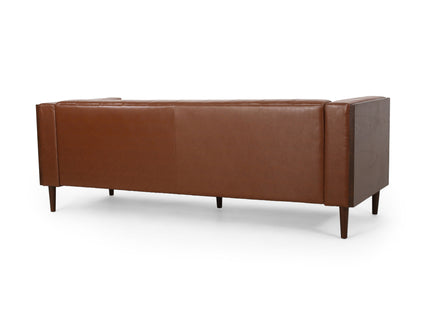 Contemporary 3 Seater Sofa With Tufted Design