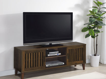 Jenine - 2 Door 60" TV Stand - Brown