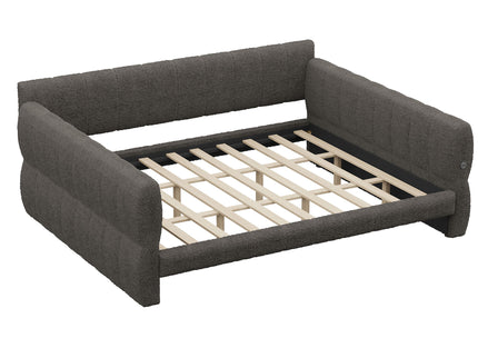 Upholstered Platform Bed With USB Charging