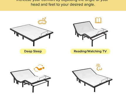Ergonomic Adjustable Bed & Zero Gravity Base
