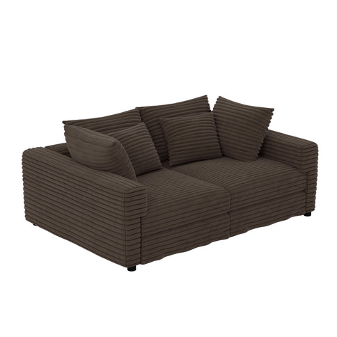 4 Seat Sofa, Deep Seat Couches With Soft Pillows