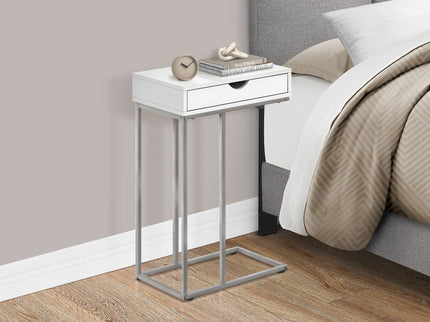 Accent Table, C - Shaped Contemporary & Modern Design
