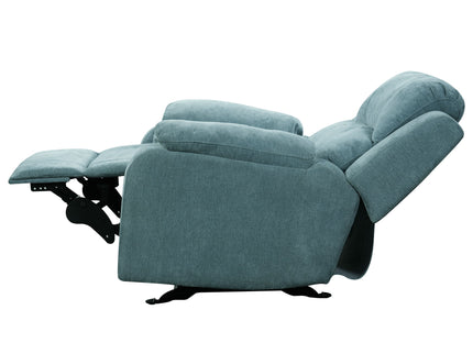 Upholstered Manual Recliner Chair With 3 Adjustable Backrest Positions