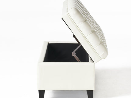 Juliana - Storage Ottoman With Birch Legs