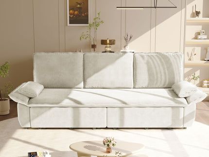King Size Pull Out Sofa Bed, 3 In 1 Convertible Multifunctional