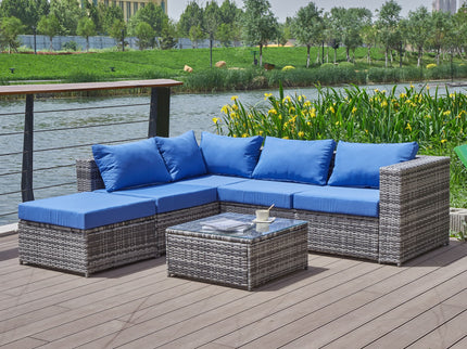 Patio Sofa With Cushions