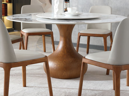 Modern Dining Chairs, Wooden Legs (Set of 2) - Gray