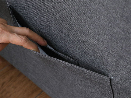 Zoey - Convertible Sleeper Loveseat With Side Pocket