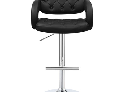 Adjustable Bar Stool With Upholstery