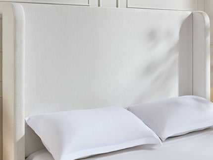 Harper - Tall Headboard Upholstered Bed / High Headboard / Elegant Simplicity / No Box Spring Needed