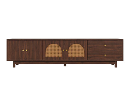 TV Stand With For 85" TVs - Walnut