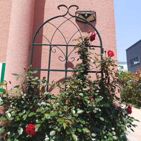 Metal Garden Rustproof Trellis For Climbing Plants Outdoor Flower Support