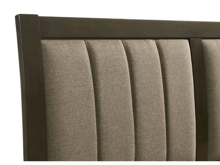 Clement - 4 Piece Queen Bedroom Set With Tufted Headboard - Dark Coffee